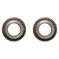 2X ZGZ L44643 L44610 Tapered Roller Bearing Set Wheel Axle Mower Fork Harley