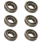 6X ZGZ L44643 L44610 Tapered Roller Bearing Set Wheel Axle Mower Fork Harley