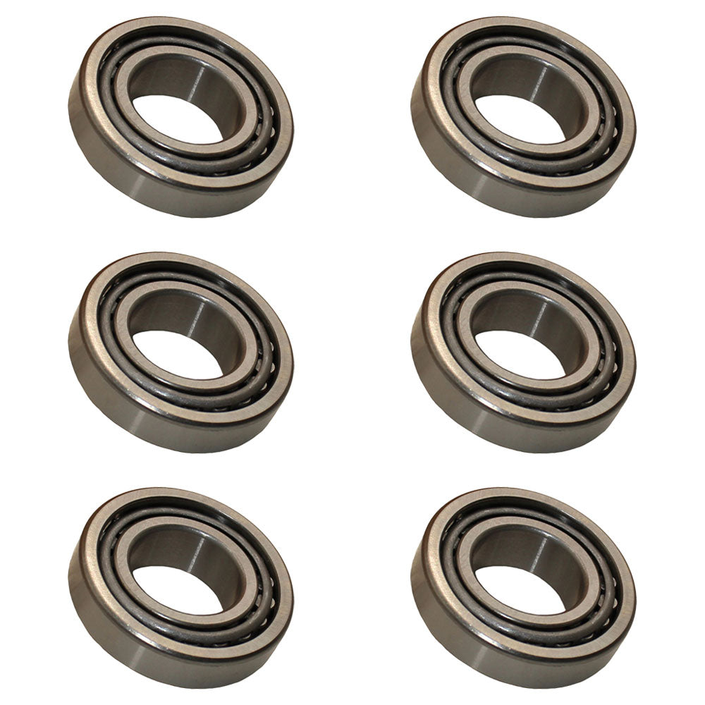 6X ZGZ L44643 L44610 Tapered Roller Bearing Set Wheel Axle Mower Fork Harley