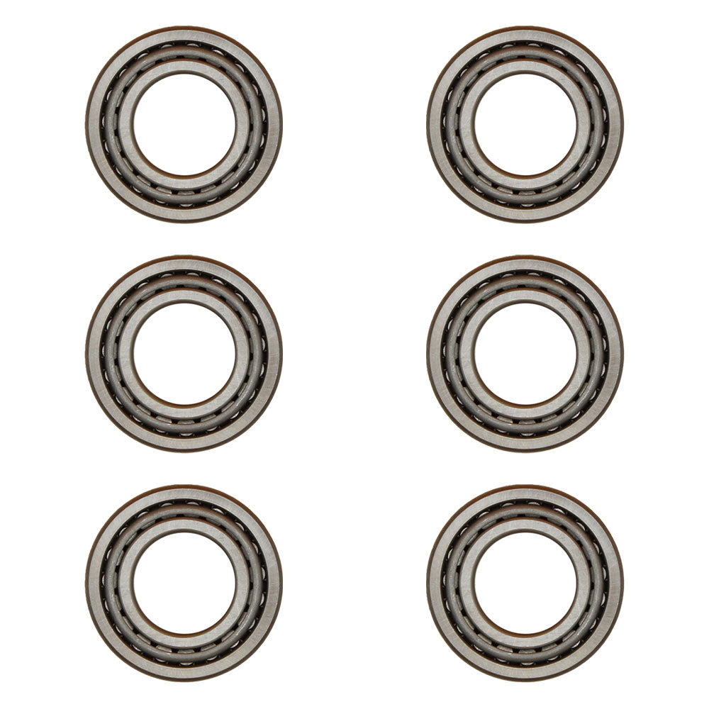 6X ZGZ L44643 L44610 Tapered Roller Bearing Set Wheel Axle Mower Fork Harley