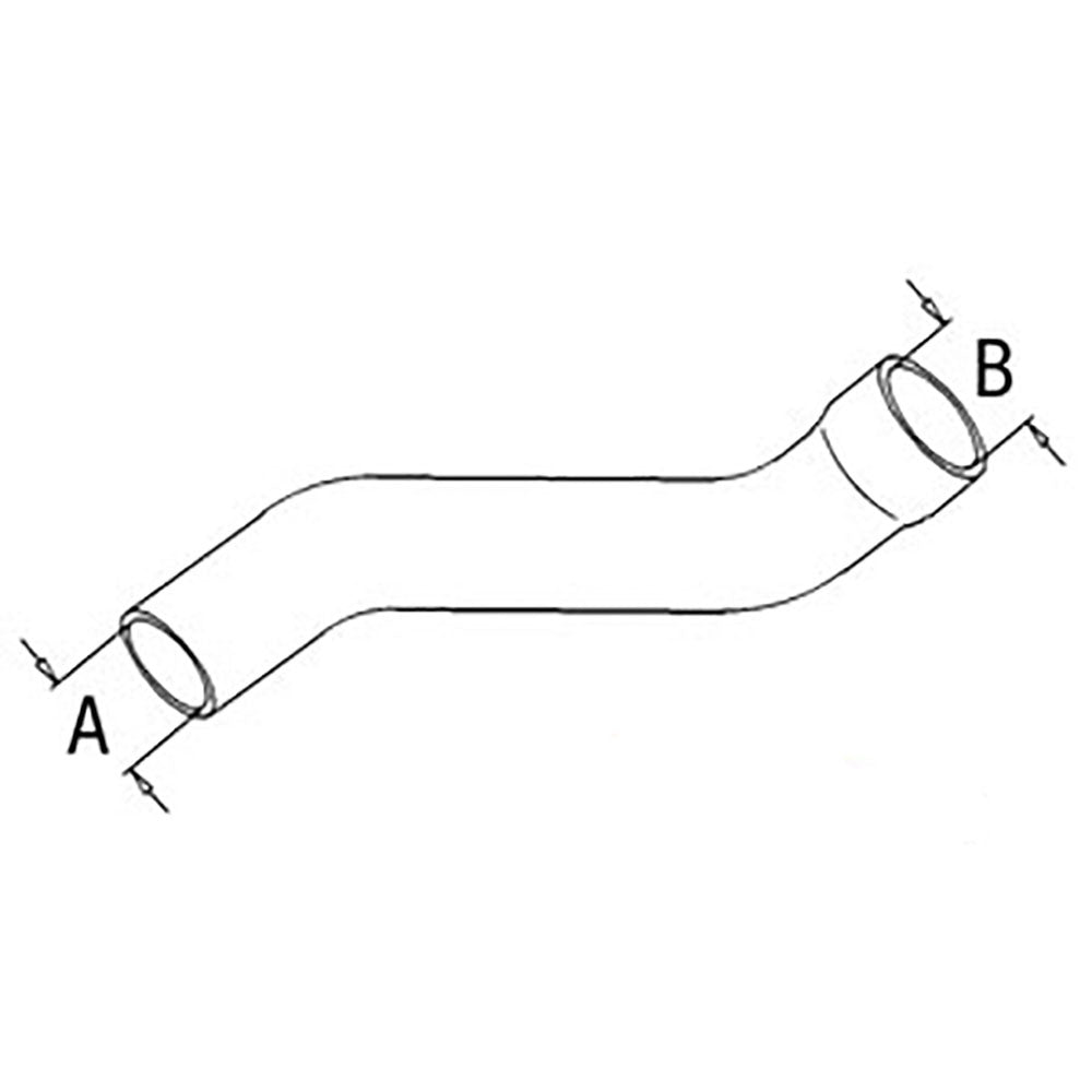 L58801 Fits John Deere Upper Radiator Hose 1550 1750 1850 1950 1950N 2155 2355