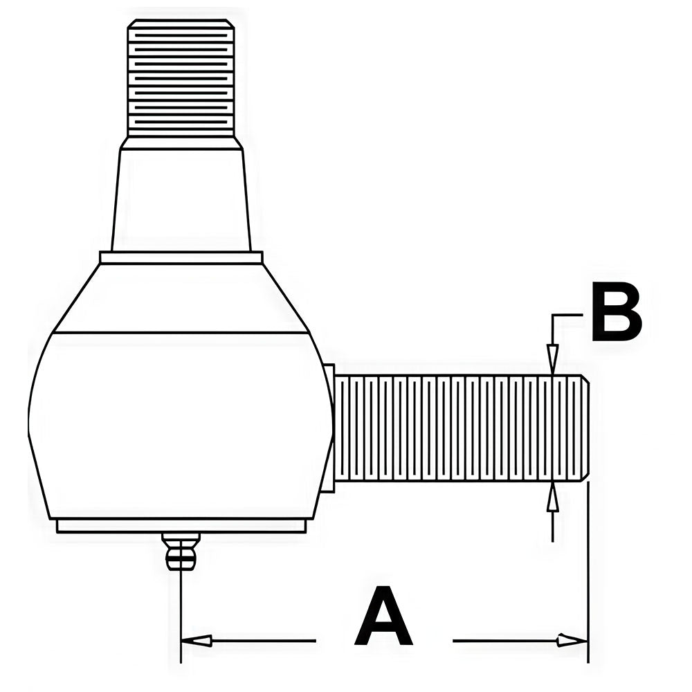 Power Steering Cylinder End Fits Case 2294 2590 2290 2090 2390 Fits Case IH