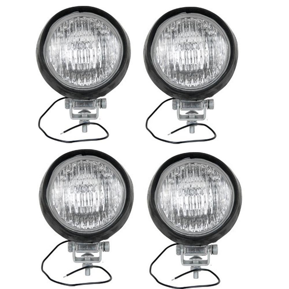 Qty 4: Headlamp with H3 Bulb Fits Universal Products Replaces AL50512V