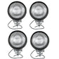 Qty 4: Headlamp with H3 Bulb Fits David Brown Replaces L755H12V_x4