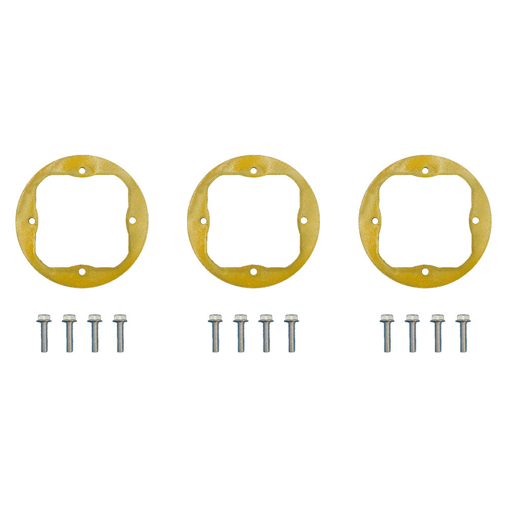 SET OF 3 - Deck Repair Rings w/ Bolts  918-05016 918-04825 for Spindles LTX 1050