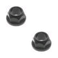 Qty 2: (Plastic) Hex Kingpin Flanged Bushing
 Fits Cub Cadet Replaces 741-0225