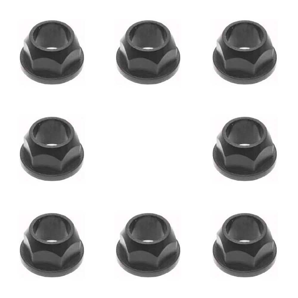 Qty 8: (Plastic) Hex Kingpin Flanged Bushing
 Fits Toro Replaces 112-0347