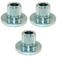 103-3037 Three Replacement  Splined Blade Bushings Fits Exmark