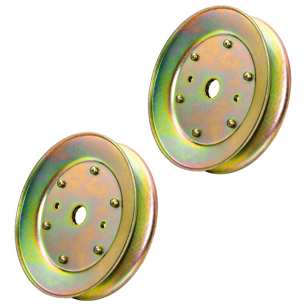 Qty 2: Drive Pulleys Fits AYP Replaces 129861