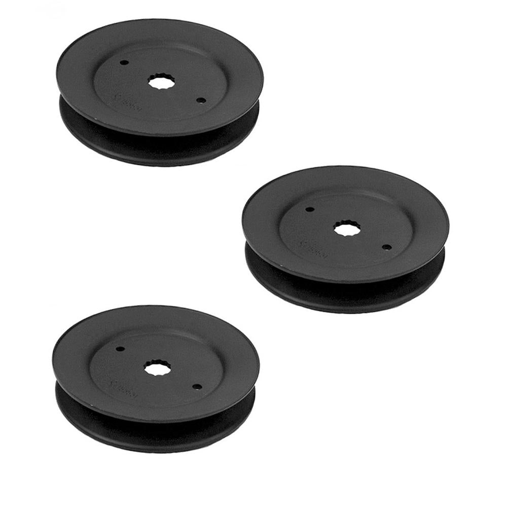 Qty 3: Drive Pulleys Fits AYP Replaces 129861