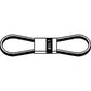 Drive Belt Fits Woods Replaces 31615 Made with Aramid