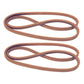 Qty 2: Belt Fits Exmark Replaces 109-8073 Made With Aramid