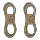 135-5777 Two Deck Belts Fits Exmark LAZER Z LZ-LP NEXT LAZER ASX LZ34KA726