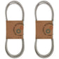 Qty: 2 - Belt Fits MTD Replaces 754-04153 Made with Aramid