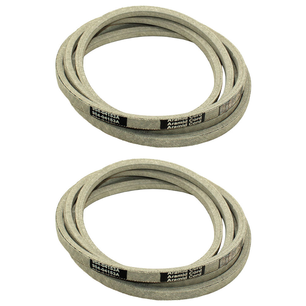 Qty: 2 - Belt Fits MTD Replaces 754-04153 Made with Aramid