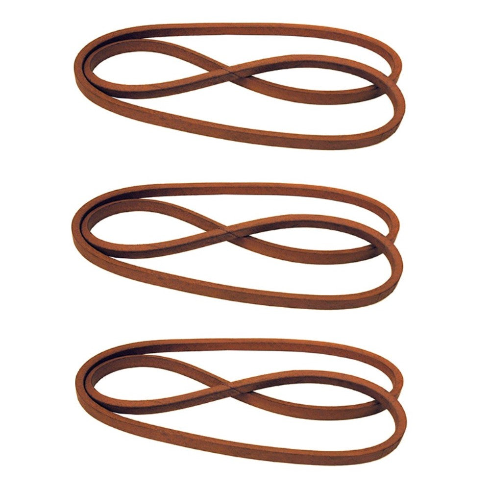 3 Pack Lawn Mower Belt Fits Craftsman 144959 138255 130801 532144959 532138255
