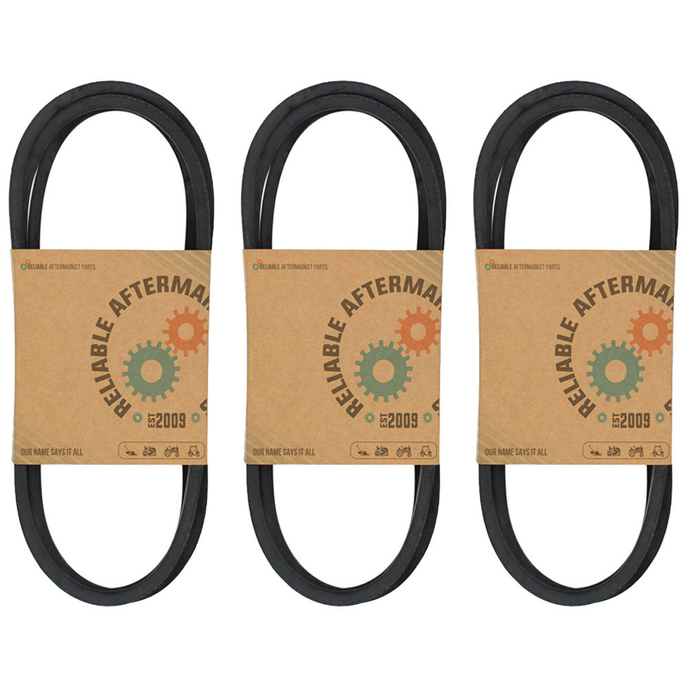 Qty. 3: Drive Belts Fits MTD Replaces 490-500-0053