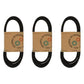 Set of 3 Riding Mower Deck Belts Fits Craftsman 42" Cut 174883 532174883
