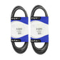 Qty 2: Belts 
 Fits Murray Replaces 18236 Made with Aramid
