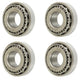 Qty. 4: Bearing Cone & Cup
 Fits Walker Replaces LM11910