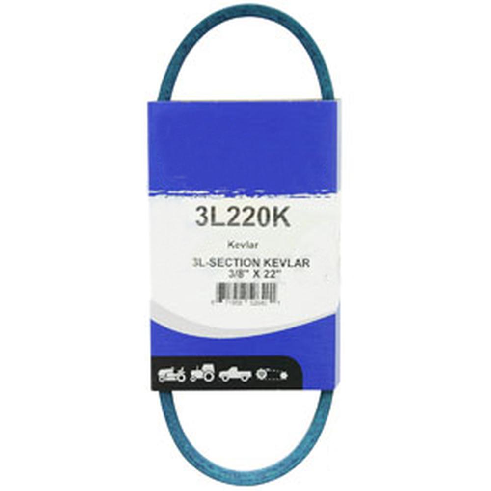 Made With Aramid Blue V-Belt (3/8" X 22" ) 3L220K