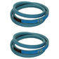 2 Hydro Pump Drive Belts Fits Grasshopper 381540 721D2 721G2 722D2 725G2 928D2