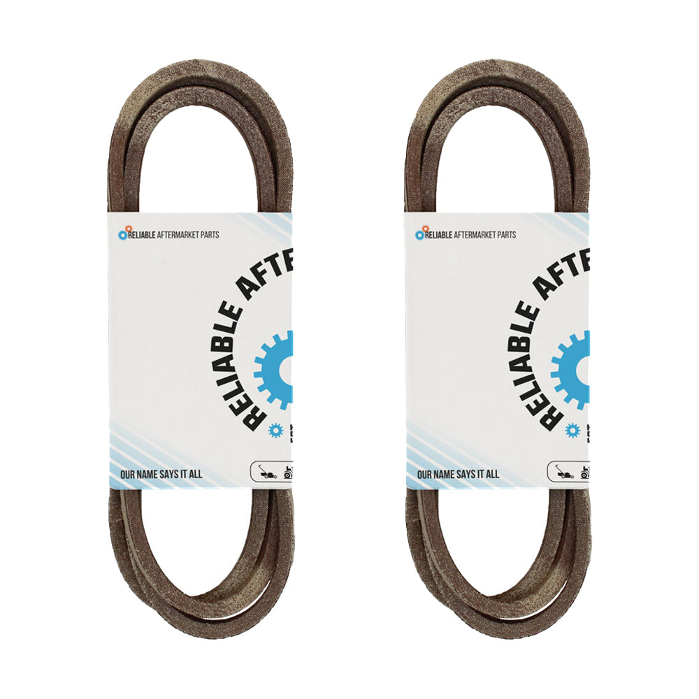 Qty 2: Mower Deck Belt Fits White Replaces 754-04062 Made with Aramid