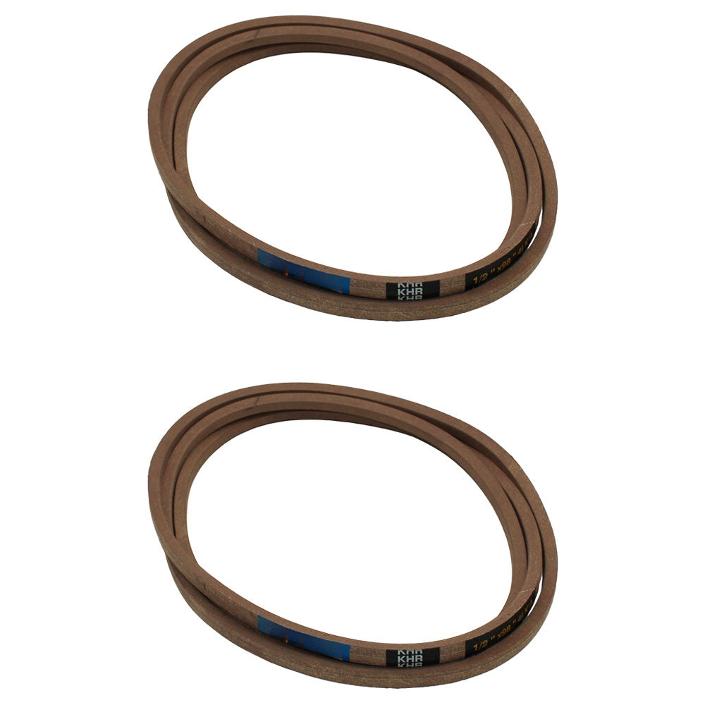 (2) Replacement Belts for MTD Fits Craftsman 954-04219 / 754-04219 (1/2" x103")