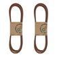 33154 Qty 2: Deck Belt
 Fits Craftsman