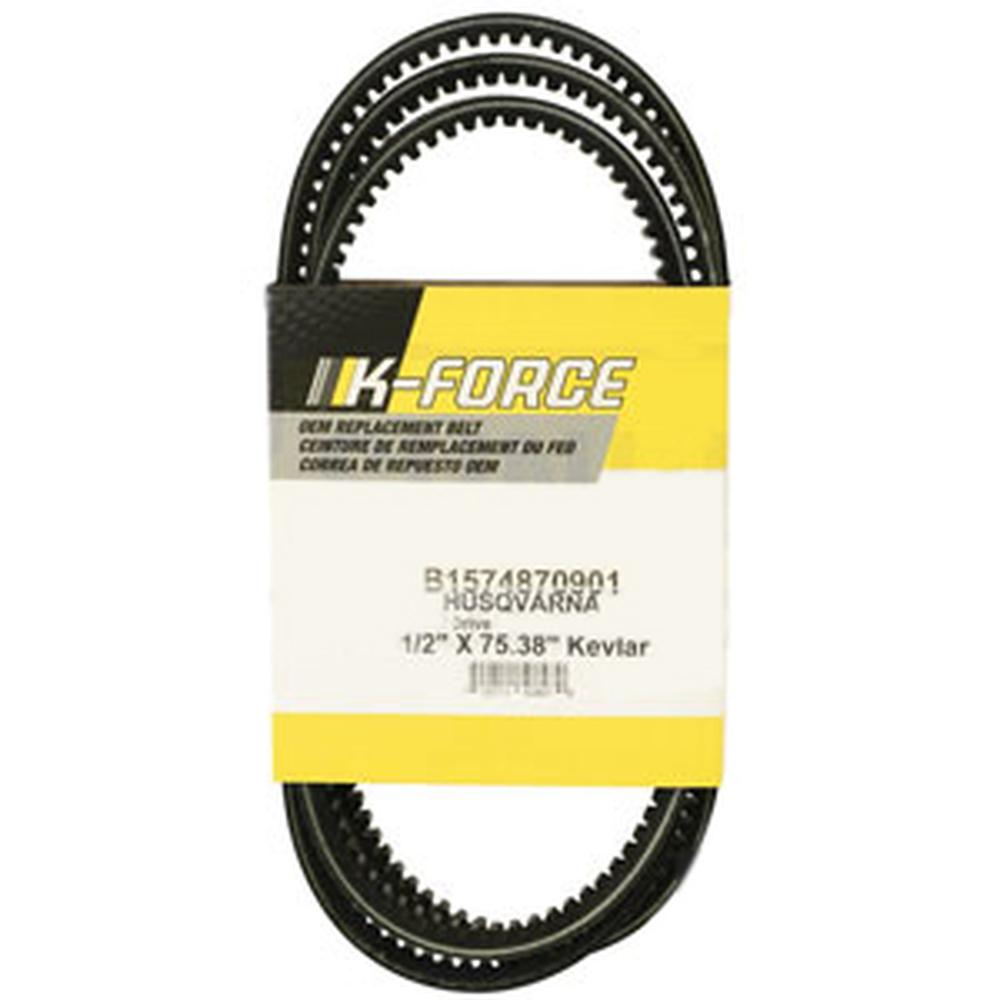 Raw Edge Cogged Drive Belt 574870901 Fits Husqvarna MZ54 MZ5424S MZ5424SR