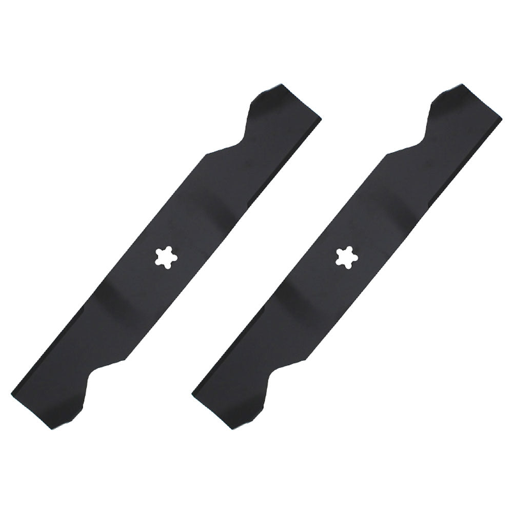 Two (2) Replacement 18-1/2" x 5 Point Star Standard Lift Blades Fits AYP/Sears