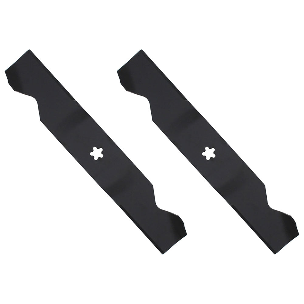 Two (2) Replacement 18-1/2" x 5 Point Star Standard Lift Blades Fits AYP/Sears