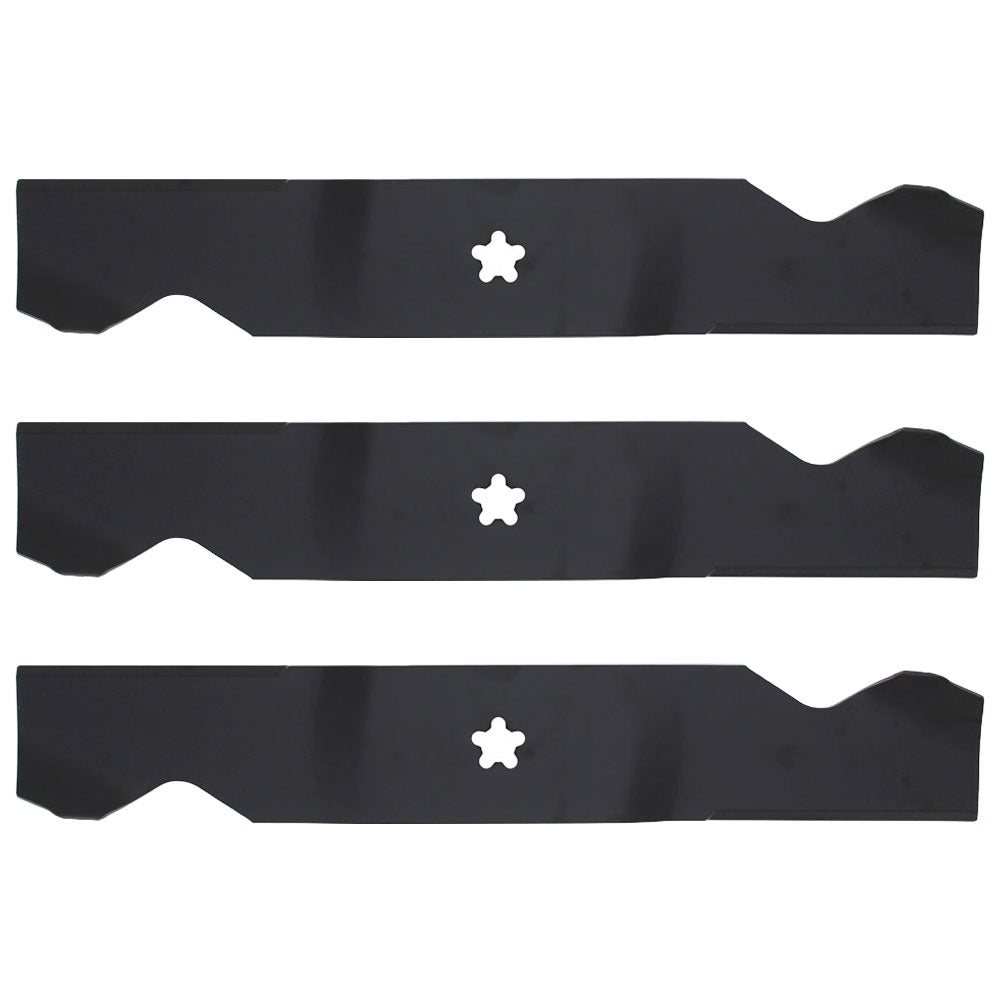 3 Pack 54" Blade Set Fits Craftsman AYP Fits Husqvarna 187254  532 18 72-56 (111