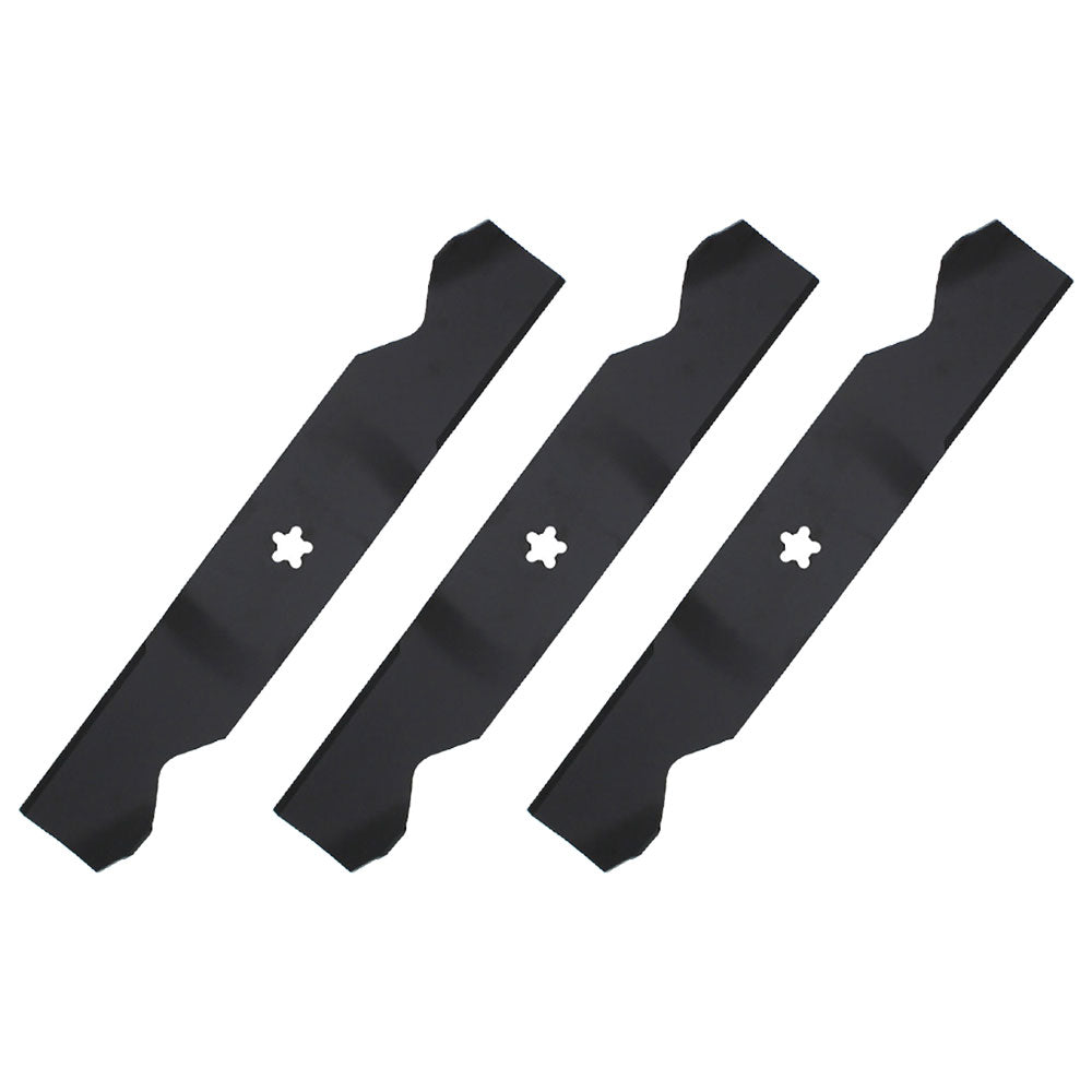3 Pack 54" Blade Set Fits Craftsman AYP Fits Husqvarna 187254  532 18 72-56 (111