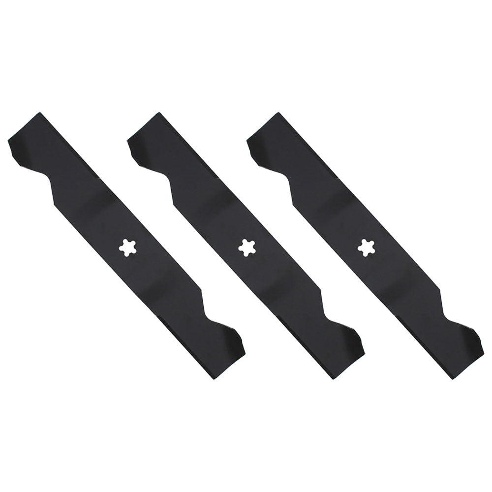 3 Pack 54" Blade Set Fits Craftsman AYP Fits Husqvarna 187254  532 18 72-56 (111