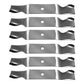 (6) Interchangeable Medium Lift Mower Blades 594892901 Fits Husqvarna