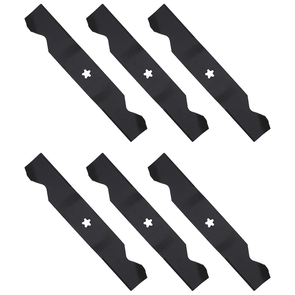 (6) Interchangeable Medium Lift Mower Blades 594892901 Fits Husqvarna