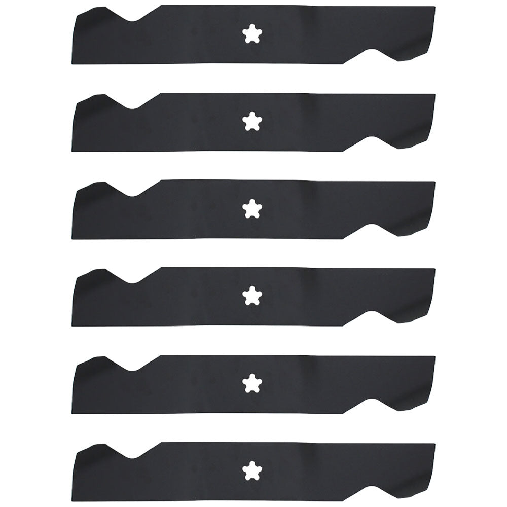 (6) Interchangeable Medium Lift Mower Blades 594892901 Fits Husqvarna