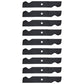 9 Notched Mower Blades for AYP Roper Fits Husqvarna 187254 187256 532187256 54"