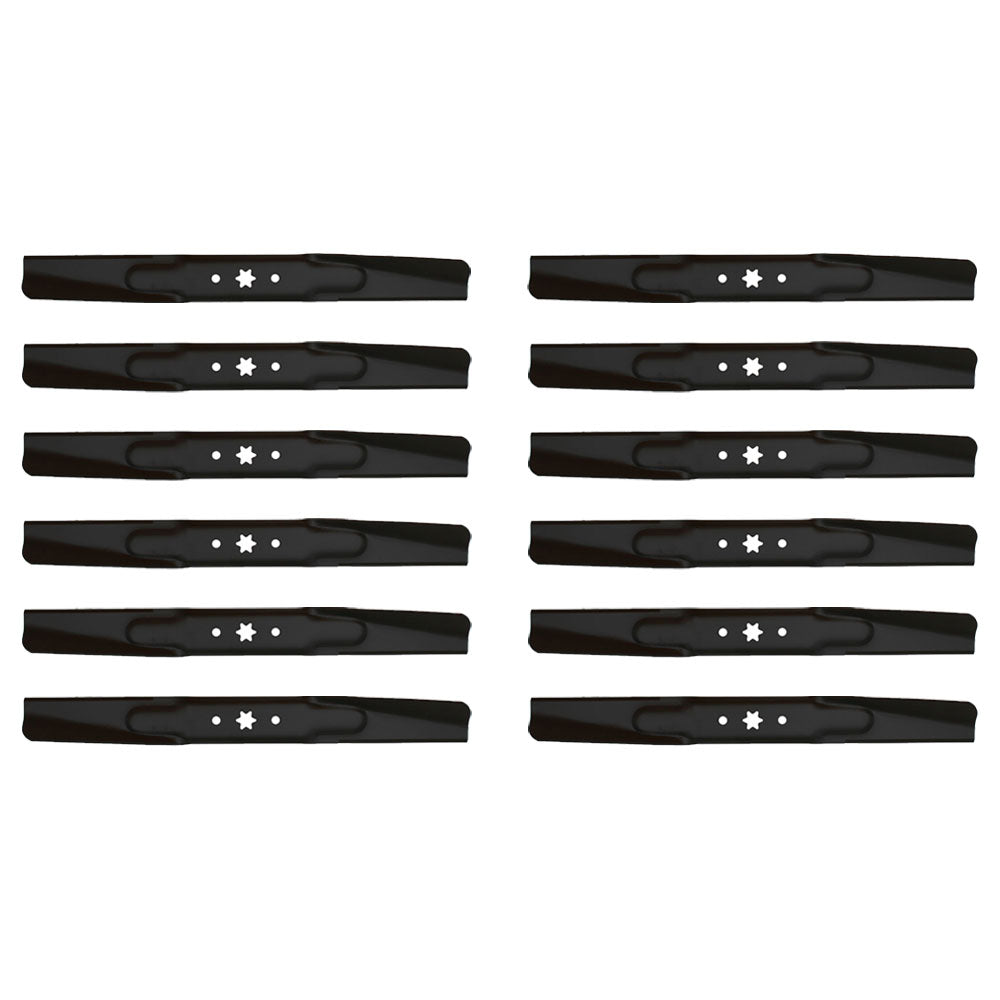 Qty 12: Standard Mower Blades Fits Cub Cadet Replaces 742-04244