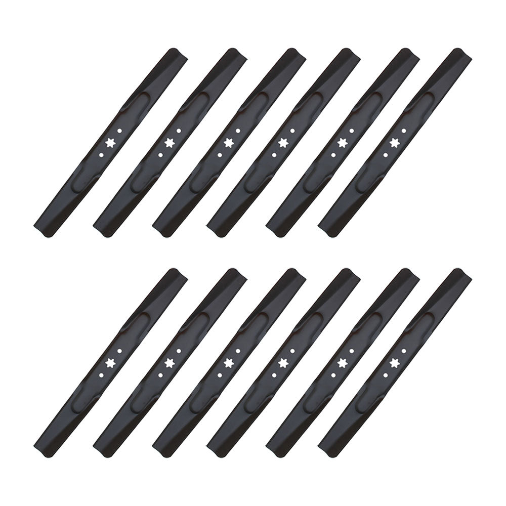 Qty 12: Standard Mower Blades Fits Cub Cadet Replaces 742-04244