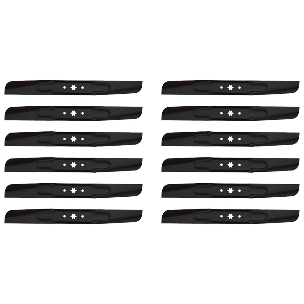 Qty 12: Standard Mower Blades Fits Cub Cadet Replaces 742-04244