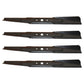 Qty 4: Standard Mower Blade Fits Cub Cadet Replaces 742-04244
