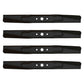Qty 4: Standard Mower Blade Fits MTD Replaces 742-04244A