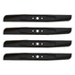 Qty 4: Standard Mower Blade Fits MTD Replaces 742-04244A