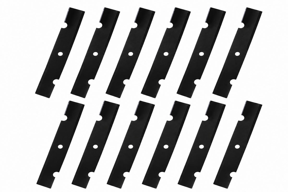 Qty 12: Notched Mower Blade Fits Oregon Replaces 91-620