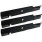 Qty 3: Notched Mower Blade Fits Great Dane Replaces D18086