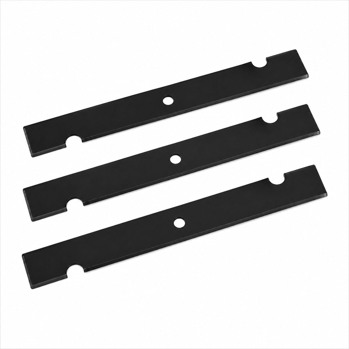 Qty 3: Notched Mower Blade Fits Universal Products Replaces 21871
