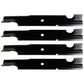 Qty 4: Notched Mower Blade
 Fits Gravely Replaces 00878100