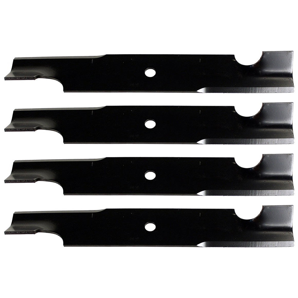 Qty 4: Notched Mower Blade
 Fits Scag Replaces 48110-NOTCHED